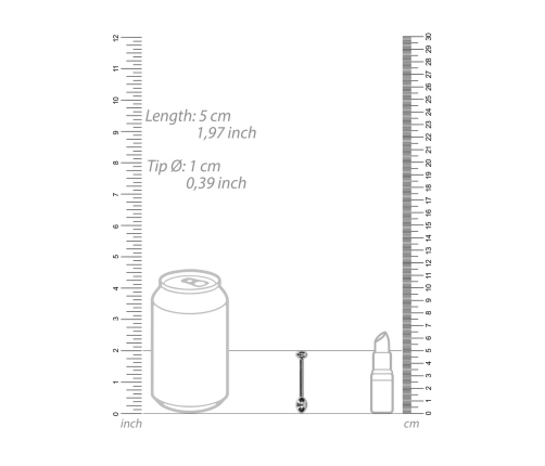 Metal Penis Plug - 0.4 / 10 mm