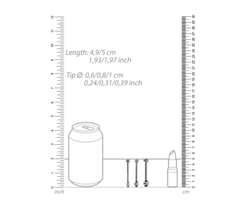 Metal Penis Plug Set