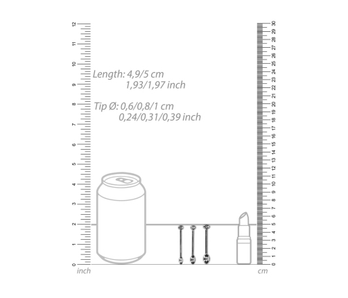 Metal Penis Plug Set