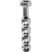 Ribbed Hollow Penis Plug - 0.4 / 10 mm