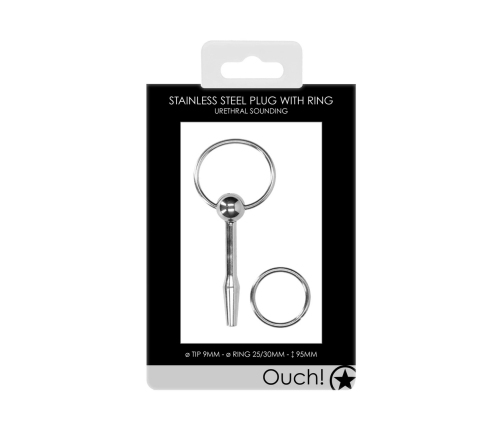 Mystim Metal Plug with O-Ring - Precision Intimate Sounding Device