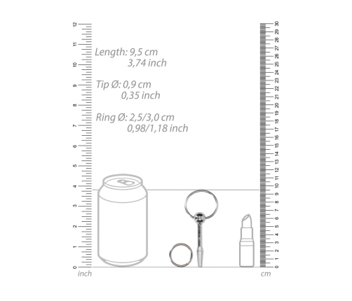 Mystim Metal Plug with O-Ring - Precision Intimate Sounding Device
