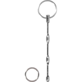 Mystim Ribbed Stainless Steel Urethral Sounding Rod 8 mm