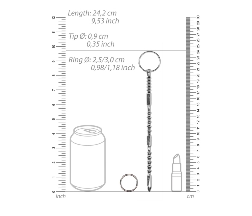 Stainless Steel Ribbed Dilator - 0.4 / 9 mm