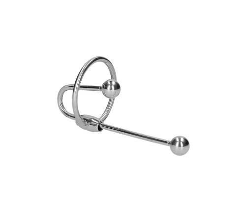 Stainless Steel Penis Plug with Ball - 0.4 / 10 mm