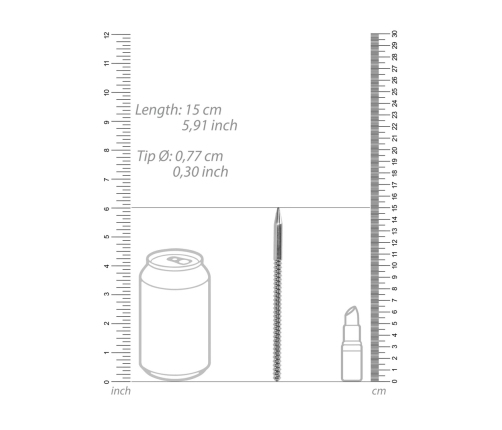 Stainless Steel Ribbed Dilator - 0.3 / 8 mm