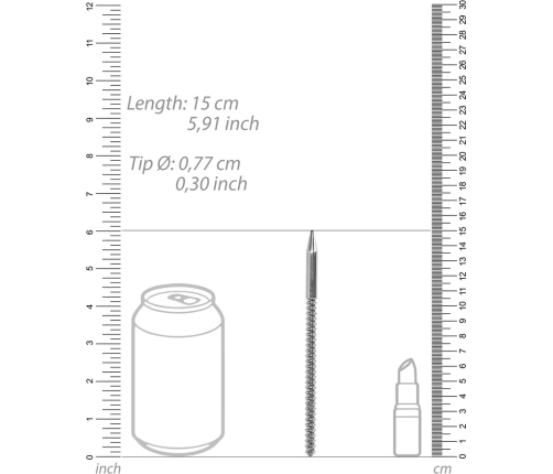 Stainless Steel Ribbed Dilator - 0.3 / 8 mm
