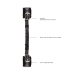 Bonded Leather Hand Cuffs with Handle