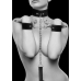 Velcro Collar with Leash and Handcuffs