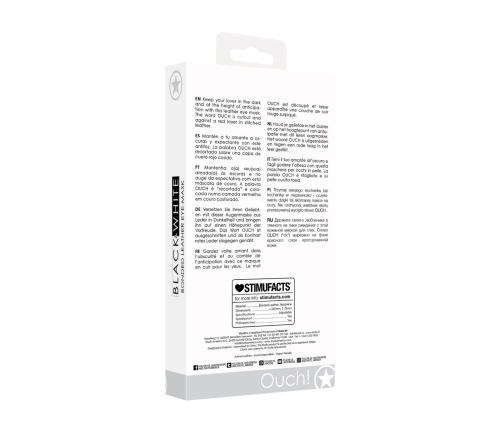 Bonded Leather Eye-Mask Ouch