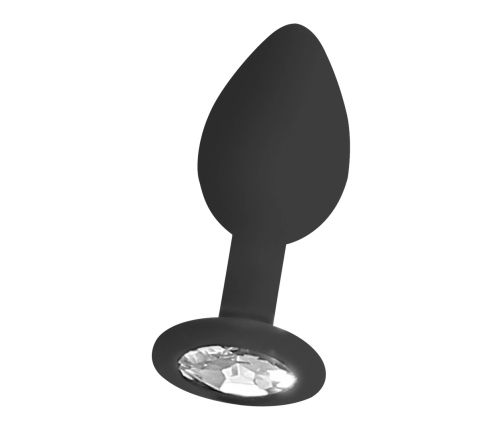 Silicone Butt Plug with Removable Jewelry