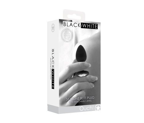 Silicone Butt Plug with Removable Jewelry