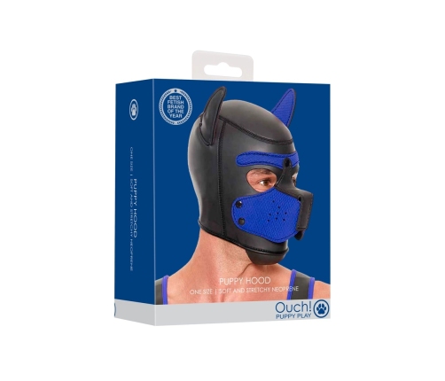 Neoprene Puppy Mask - Blue