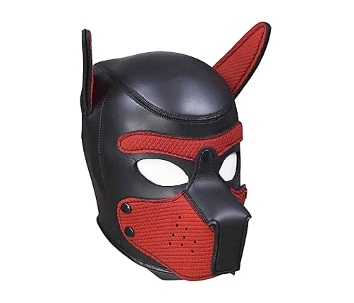 Neoprene Puppy Mask - Red