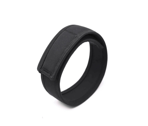 OUCH! Neoprene Wristbands Adjustable Black - Durable Role Play Accessory