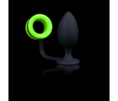 Butt Plug with Cockring - Glow in the Dark