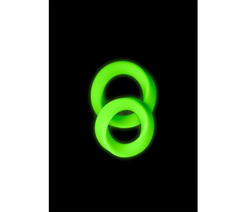 Cockring Set - Glow in the Dark - 2 Pieces