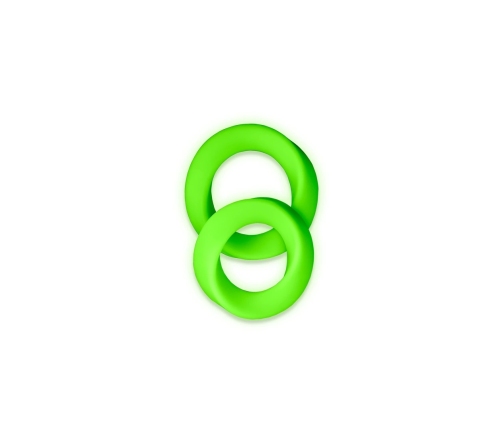 Cockring Set - Glow in the Dark - 2 Pieces