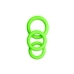 Cockring Set - Glow in the Dark - 3 Pieces