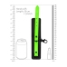 Thigh Cuffs with Belt and Handcuffs - Glow in the Dark - S/M