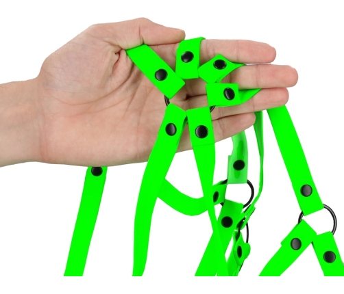 Body-Covering Harness - Glow in the Dark - S/M