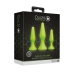 Butt Plug Set - Glow in the Dark