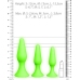 Butt Plug Set - Glow in the Dark