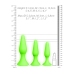 Butt Plug Set - Glow in the Dark