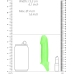 Smooth Thick Stretchy Penis Sheath - Glow in the Dark