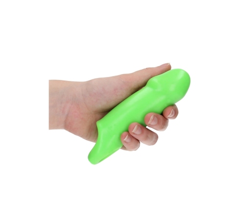 Smooth Thick Stretchy Penis Sheath - Glow in the Dark