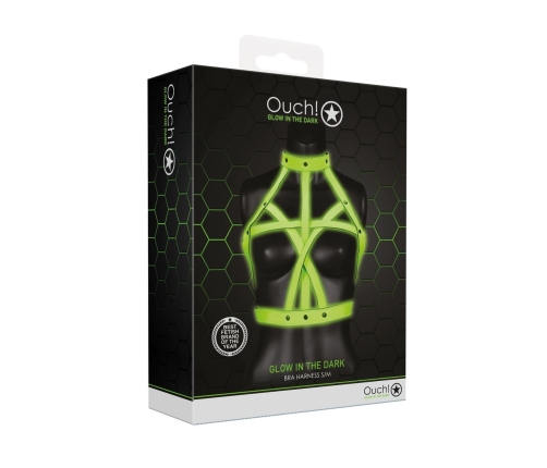 Bra Harness - Glow in the Dark - S/M