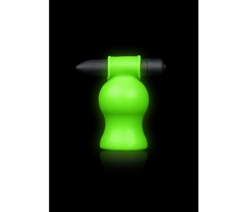 Vibrating Head Masturbator - Glow in the Dark
