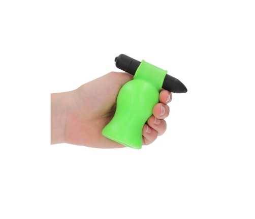 Vibrating Head Masturbator - Glow in the Dark