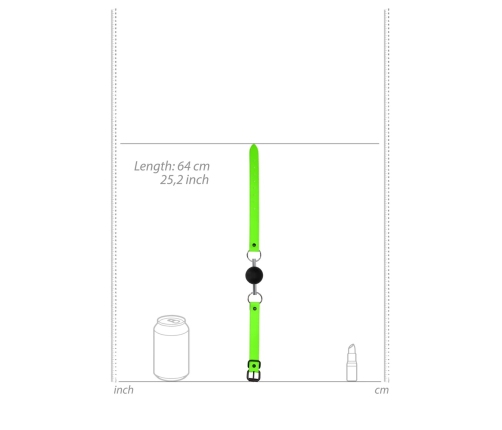 Solid Ball Gag - Glow in the Dark