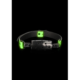 Ouch! Cylinder Gag Glow in the Dark - Neon Green Adjustable Model