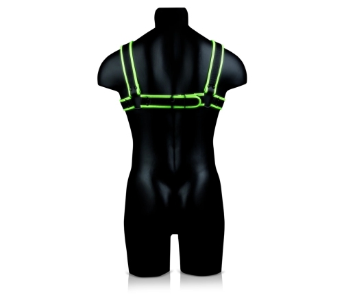 Chest Bulldog Harness - Glow in the Dark - L/XL