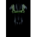 Chest Bulldog Harness - Glow in the Dark - S/M