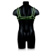 Chest Bulldog Harness - Glow in the Dark - S/M
