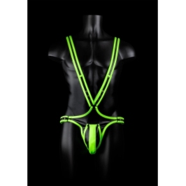 Body-Covering Harness - Glow in the Dark - S/M