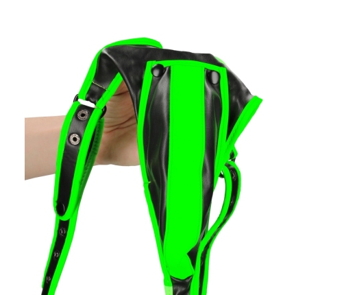 Body-Covering Harness - Glow in the Dark - S/M
