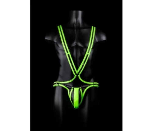 Body-Covering Harness - Glow in the Dark - S/M