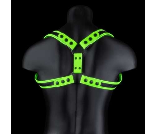 Ouch! Sling Harness Glow-in-the-Dark Adjustable L/XL Neon Green