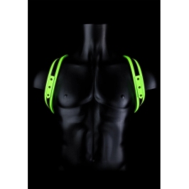 Ouch! Sling Harness Glow-in-the-Dark Adjustable L/XL Neon Green