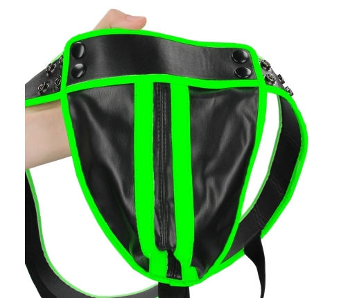 Striped Jockstrap - Glow in the Dark - L/XL