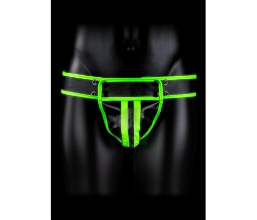 Striped Jockstrap - Glow in the Dark - L/XL