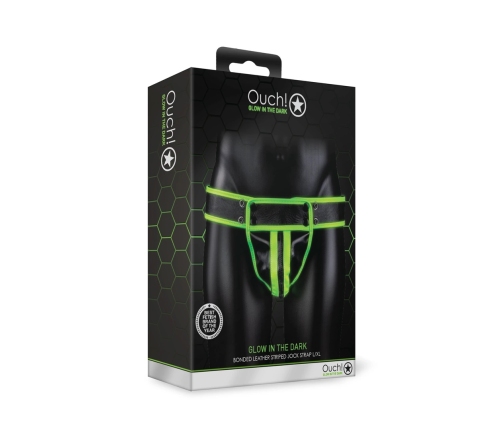 Striped Jockstrap - Glow in the Dark - L/XL