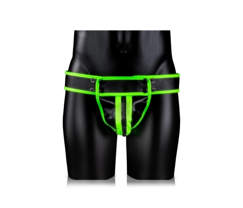 Striped Jockstrap - Glow in the Dark - S/M