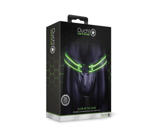 Jockstrap with Buckle - Glow in the Dark - S/M
