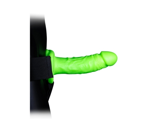 Realistic Strap-On Harness - Glow in the Dark - 7 / 18 cm