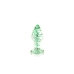 Glass Butt Plug - Glow in the Dark - Small